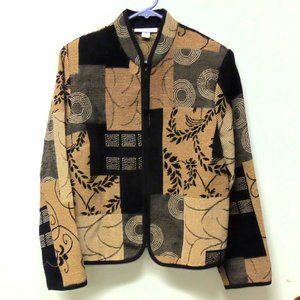 Dressbarn M Zip Up Blazer